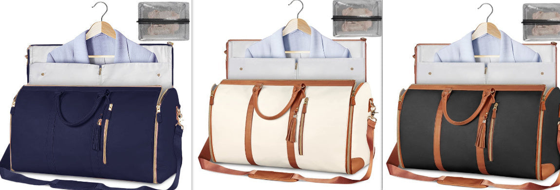 Emma – Grande Capacité Sac de Voyage Duffle pour Femmes, Sac à Costume Pliable, Imperméable