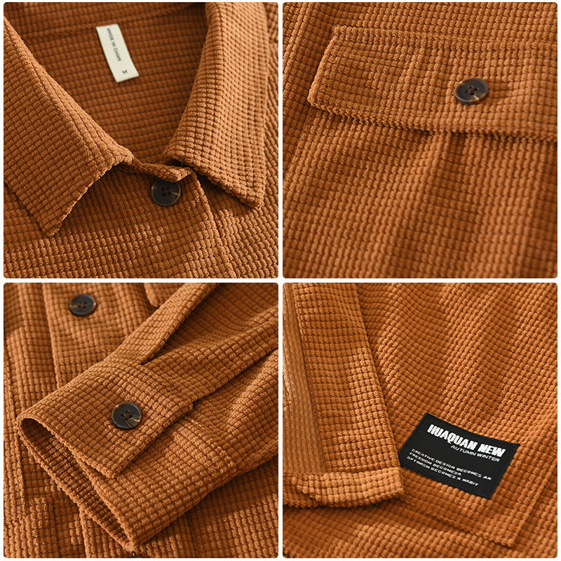 Simon – Chemise à Manches Longues Style Japonais