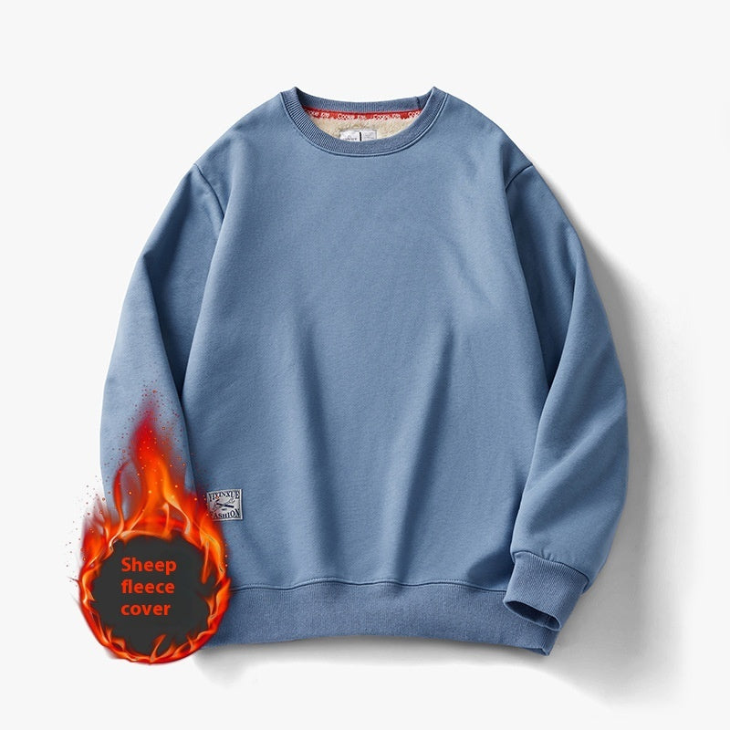 Denis – Warmer Fleece Pullover mit Rundhalsausschnitt für Herren