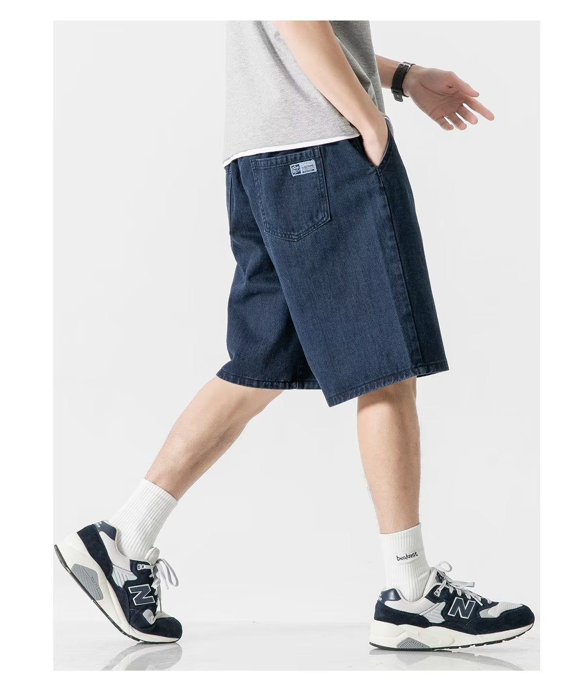 Samuel – Sommerliche Denim-Shorts für Herren