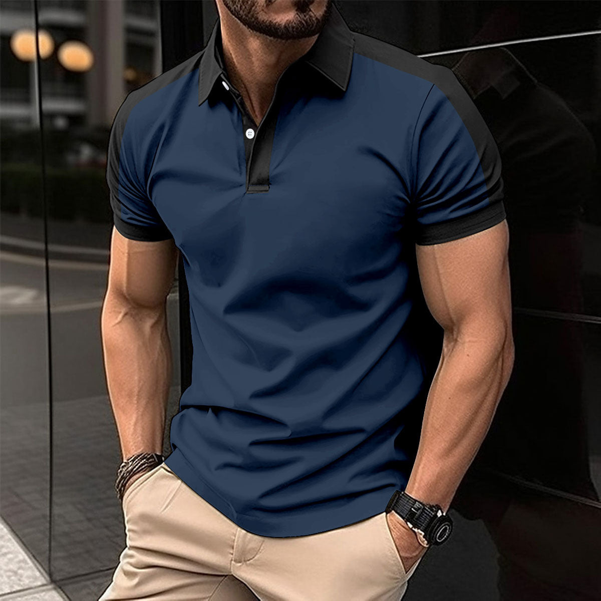 Jacob – Polo Business à Manches Courtes pour Hommes