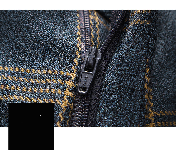 Hugh – Costume Élégant à Carreaux
