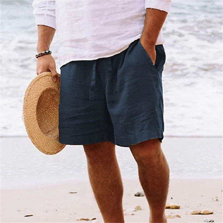 Adrian – Herren Shorts in Reiner Farbe und Atmungsaktivem Komfort