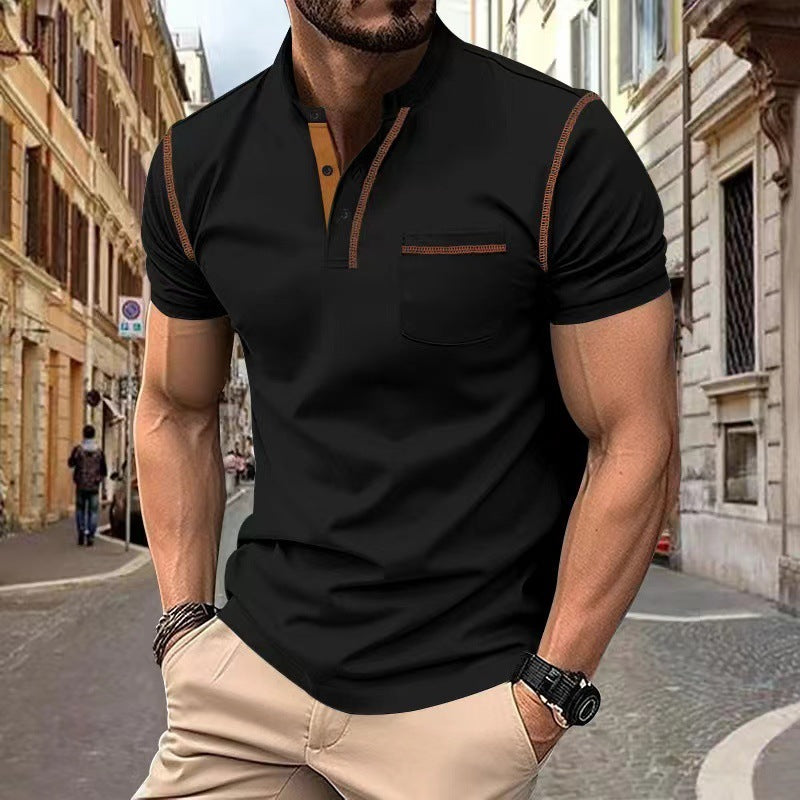 Walter – Polo à Manches Courtes pour Homme Été Décontracté Séchage Rapide