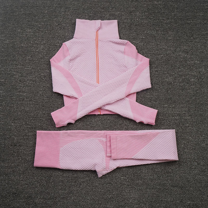 Wendy – Ensemble Fitness Stretch Trois Pièces pour Yoga