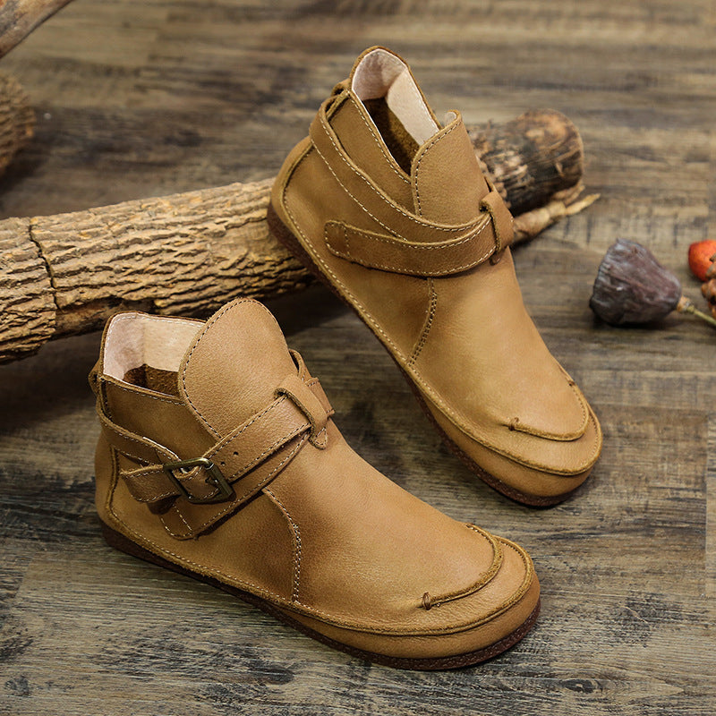 Rachel – Bottes Martin Rétro en Cuir Vegan