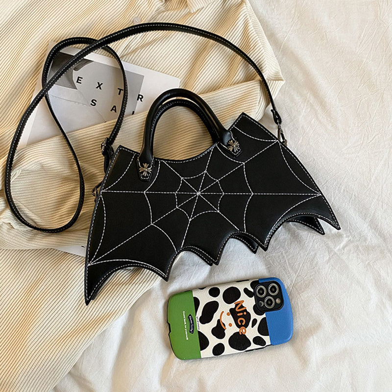 Amelia – Sac à bandoulière avec design toile d'araignée pour Halloween