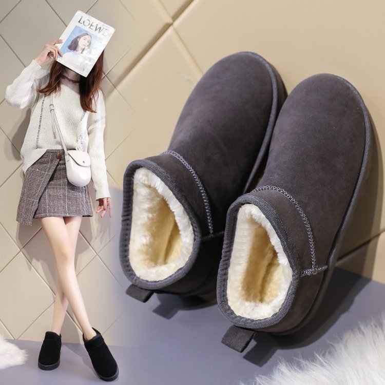 Carol – Bottes Épaisses en Peluche pour Femmes