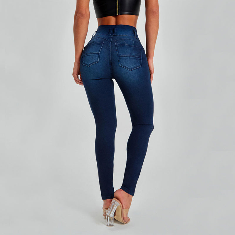 Esme – Jean Skinny Taille Haute avec Effet Sculptant