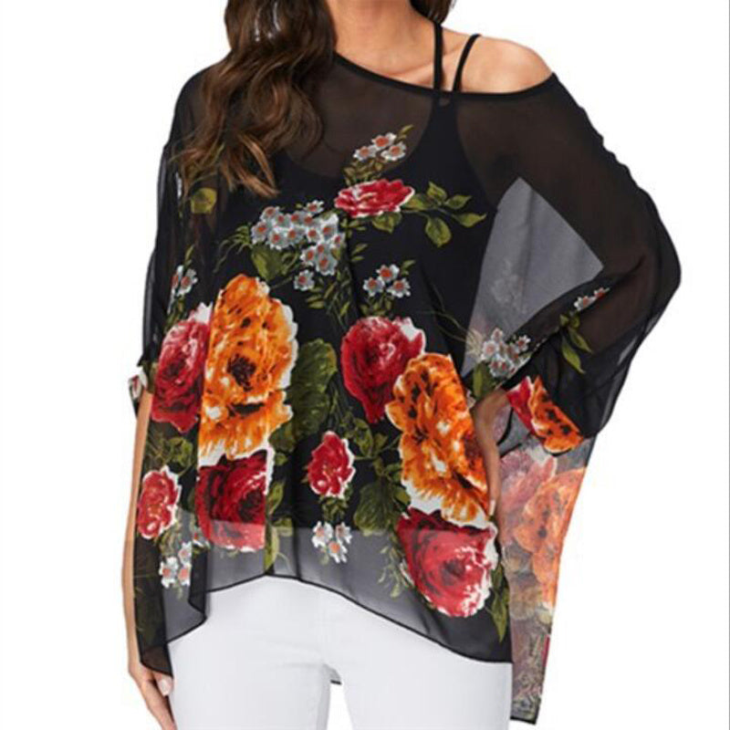 Diana – Blouse de plage décontractée style bohème pour femme