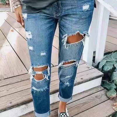 Sarah – Jeans Déchirées pour Femme