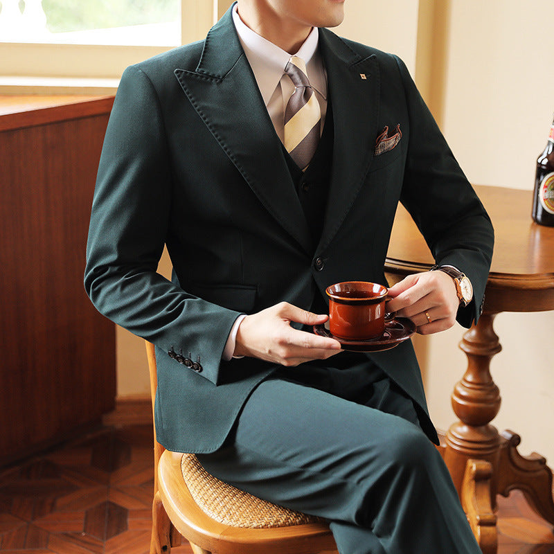 Trevor – Costume de Haute Qualité en Caramel pour Hommes