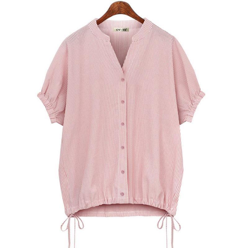 Carol – Blouse à rayures décontractées et manches raglan