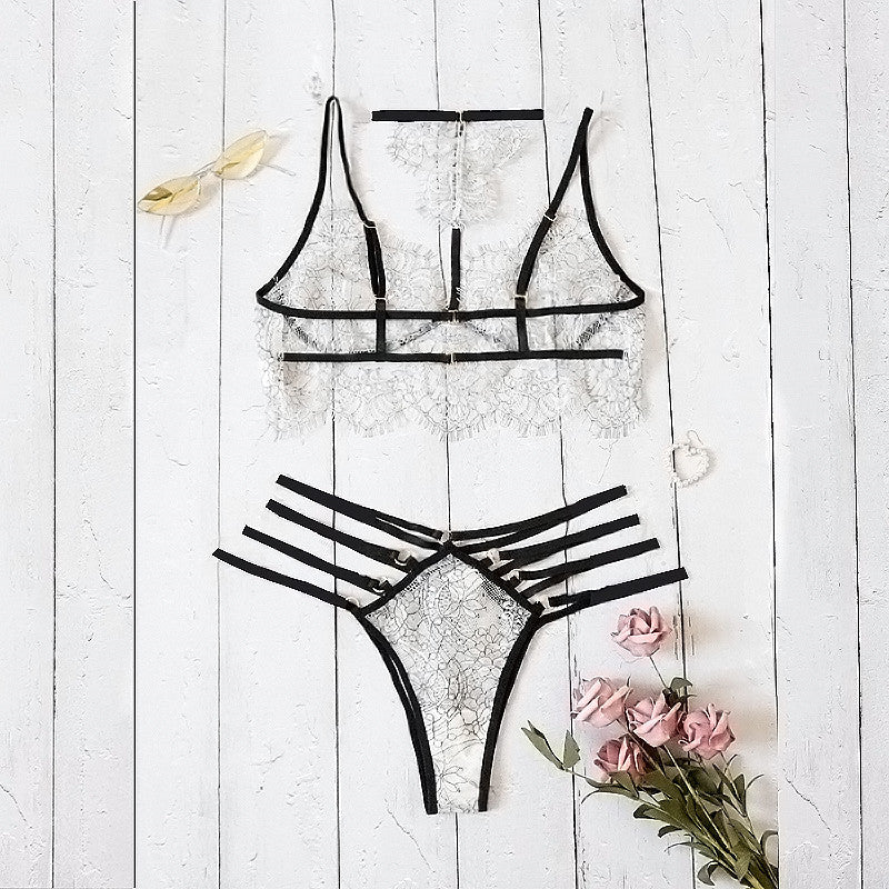 Lisa – Ensemble Lingerie Femme Séduisant Trois Pièces