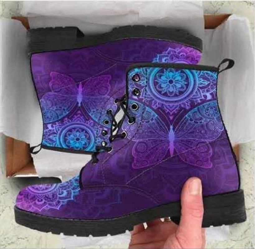 Claire – Bottes à Lacets Imprimées pour Femmes