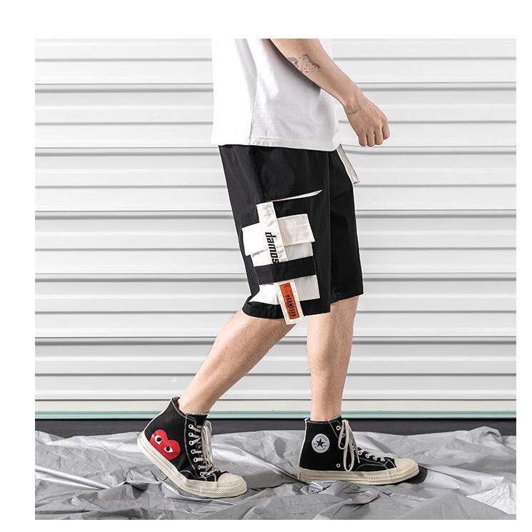 Danny – Bequeme schwarze Hip-Hop-Shorts für Herren