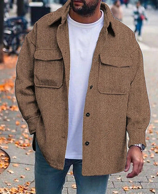 Oscar – Manteau pour Homme avec Col Polo