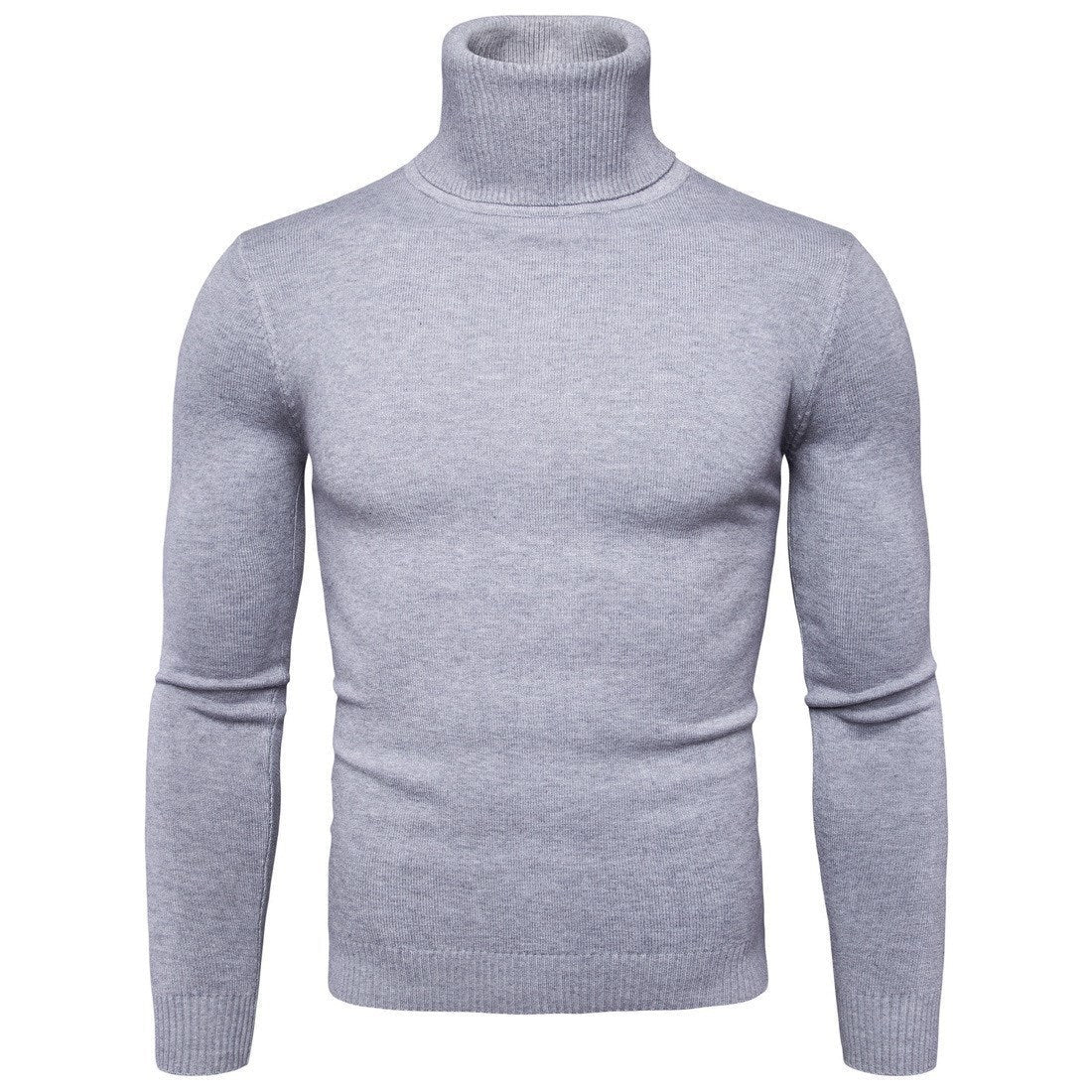 George – Schmaler Thermo-Turtleneck Pullover für Herren in einfarbigen Designs
