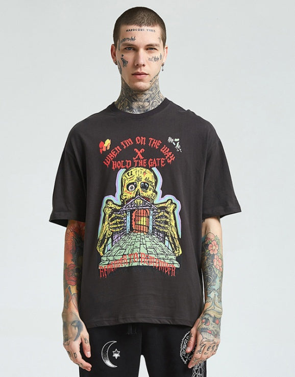 Scott – T-shirt à manches courtes avec franges