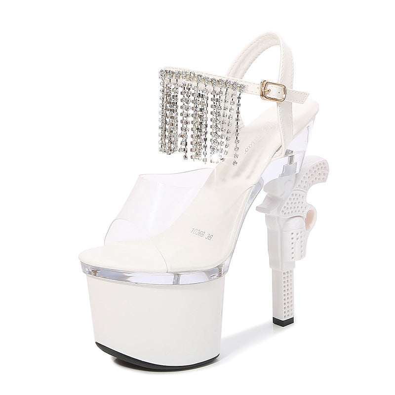 Jasmine – Sandales Compensées en Cuir Vegan