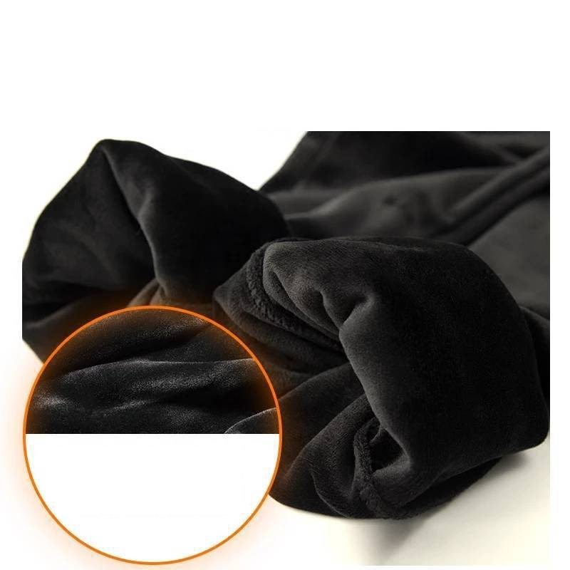 Carol – Harem Pantalon Décontracté Slim en Cachemire Vegan avec Mouton