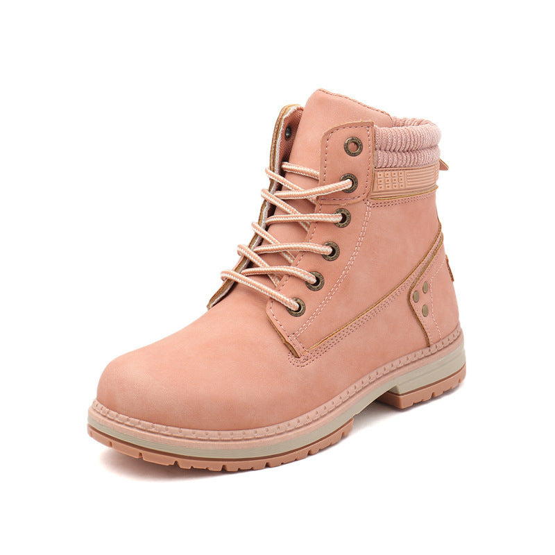 Imogen – Bottes Martin avec Plus-Velours pour Femmes