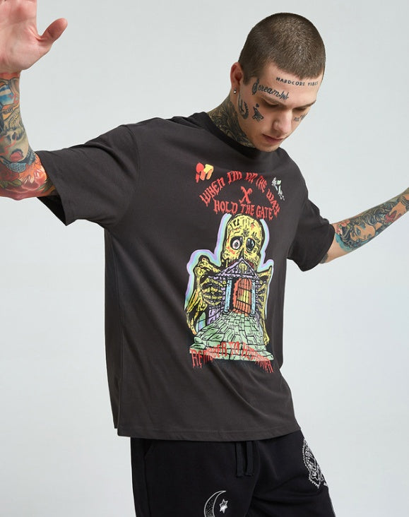 Scott – T-shirt à manches courtes avec franges
