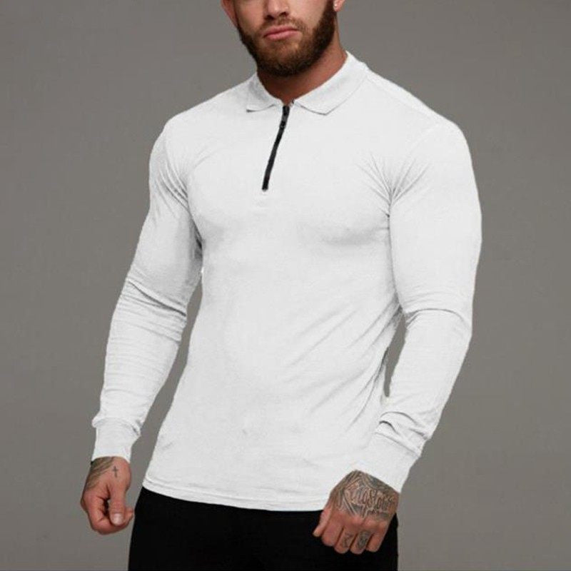 Rhys – T-shirt à manches longues avec éclaboussures d'encre pour hommes
