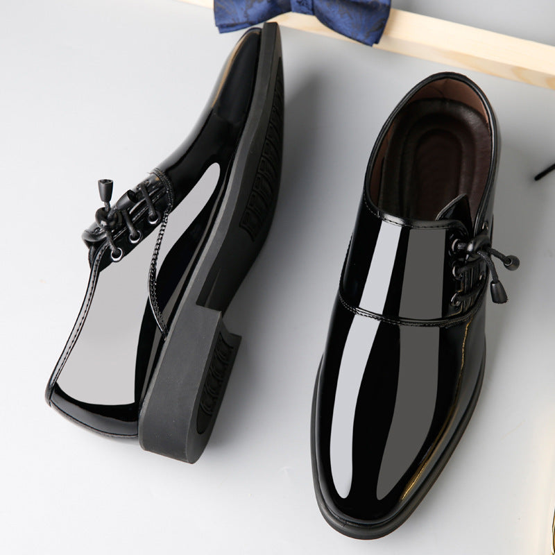 Denis – Élégants Chaussures en Cuir Verni pour Hommes