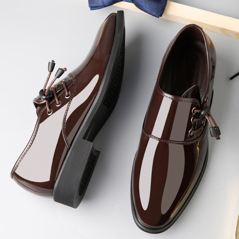 Denis – Élégants Chaussures en Cuir Verni pour Hommes