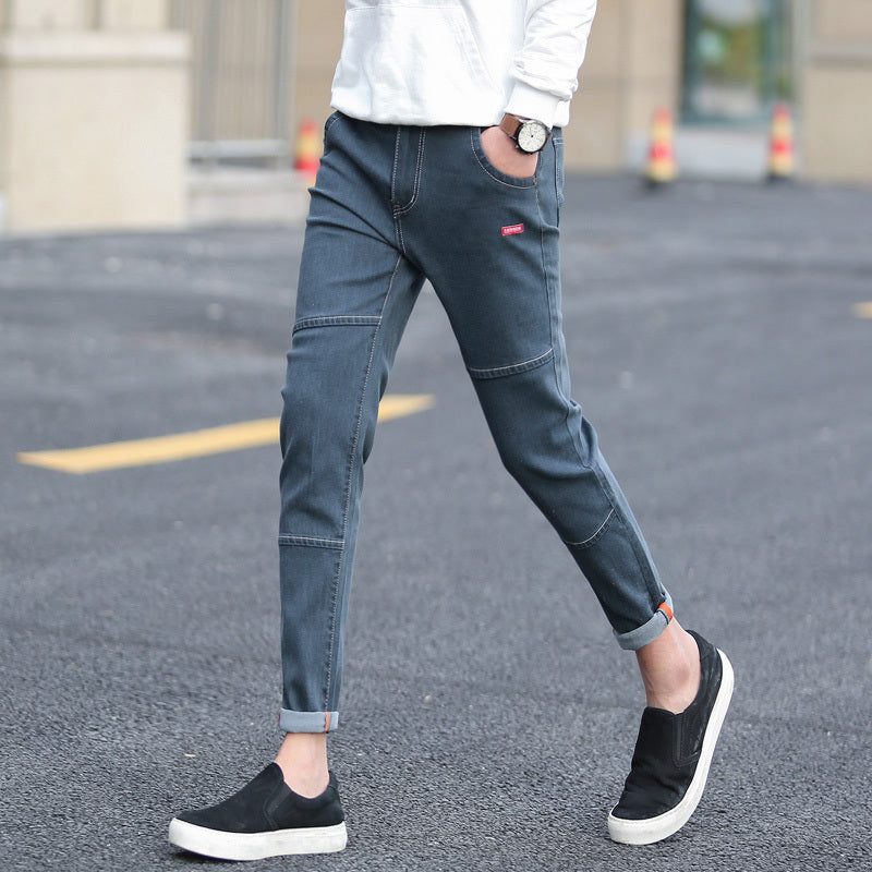 Jude – Pantalon noir déchiré pour homme