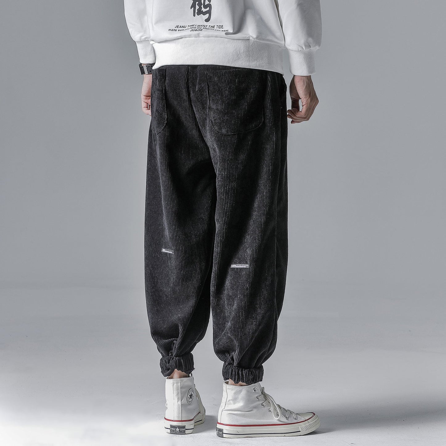 Laurence – Pantalon en Velours Fleece