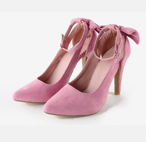 Lauren – Escarpins Hauts avec Nœud