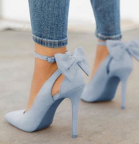 Lauren – Escarpins Hauts avec Nœud