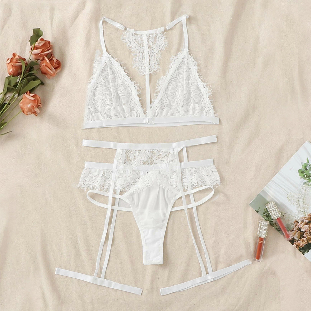 Heather – Ensemble de Lingerie en Dentelle Transparente