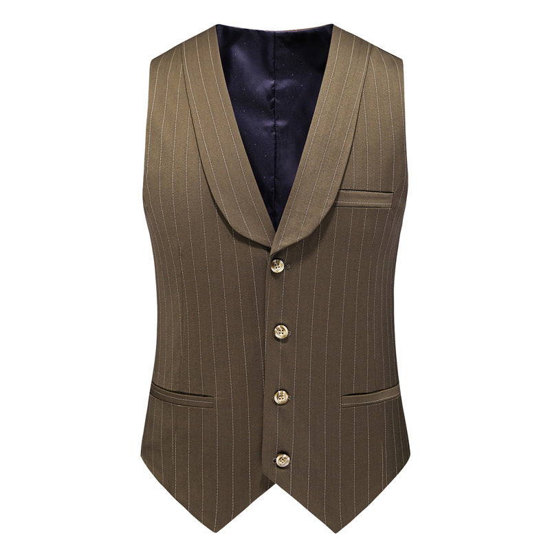 Eric – Costume Rayé Slim-Fit pour Homme