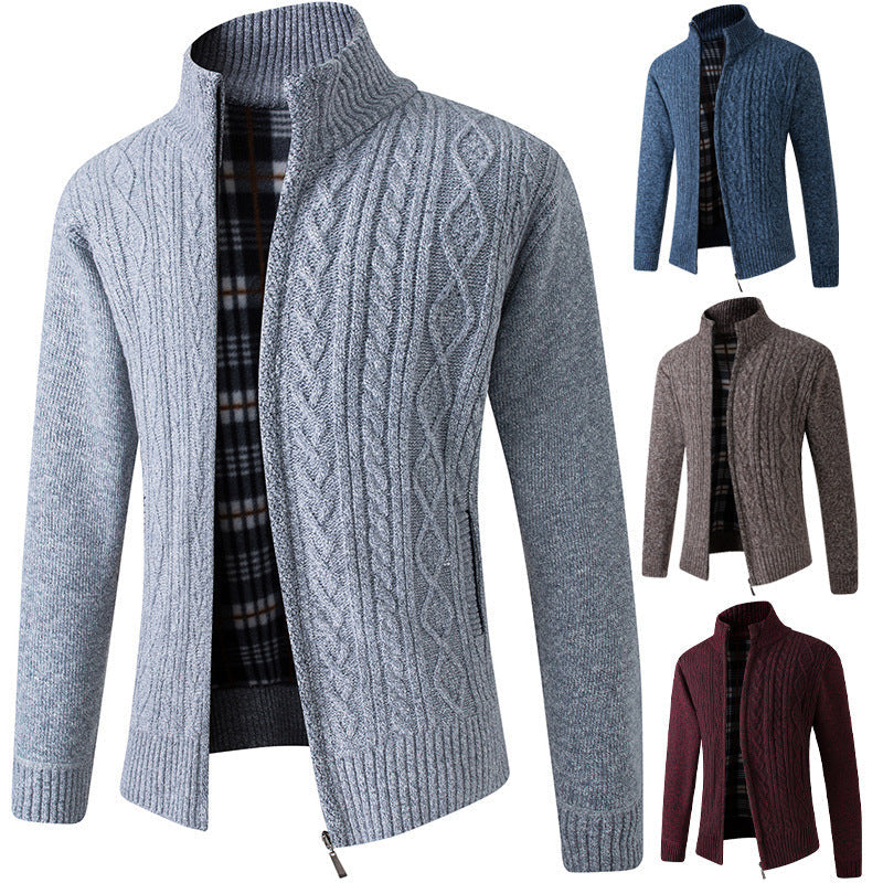 Jeremy – Veste Épaisse en Velours Vegan Premium pour Homme