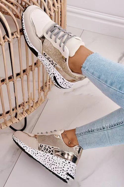 Samantha – Baskets à plateforme avec lacets pour femmes