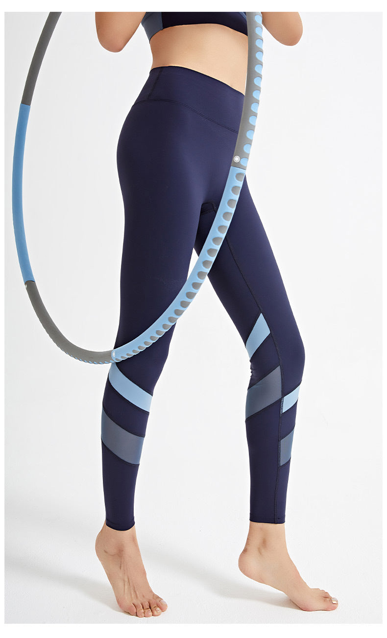 Elizabeth – Pantalons de Yoga Étroits avec Design Pêche Séduisant