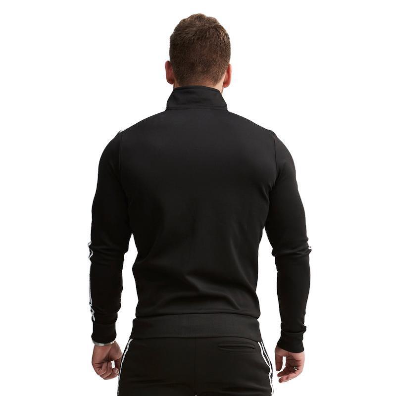Damien – Sweatshirt de Sport Rayé Slim-fit pour Homme