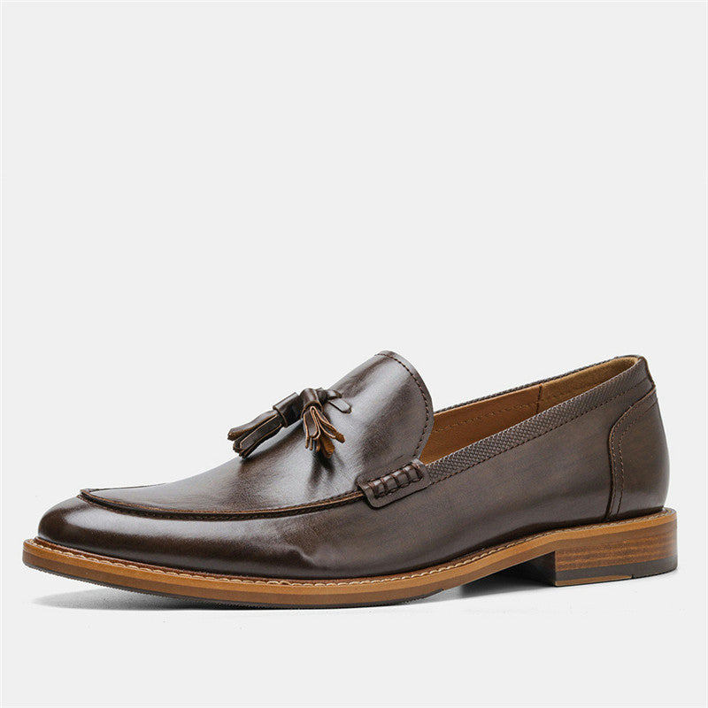 Brendan – Mocassins d'affaires pour hommes en cuir vegan premium