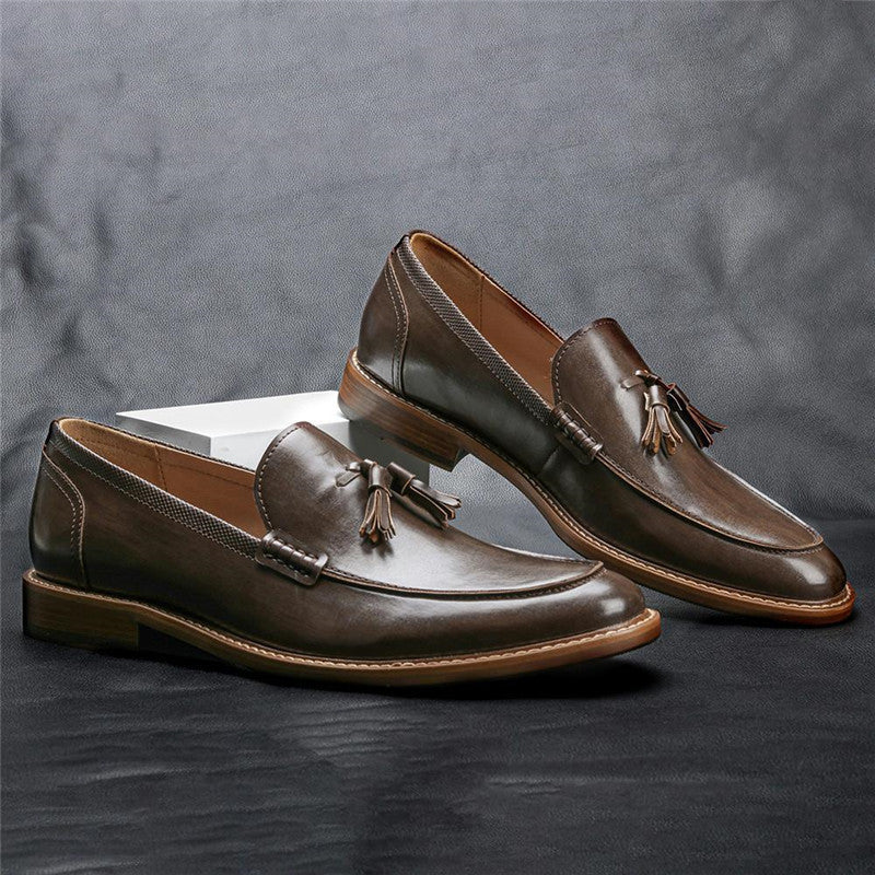 Brendan – Mocassins d'affaires pour hommes en cuir vegan premium