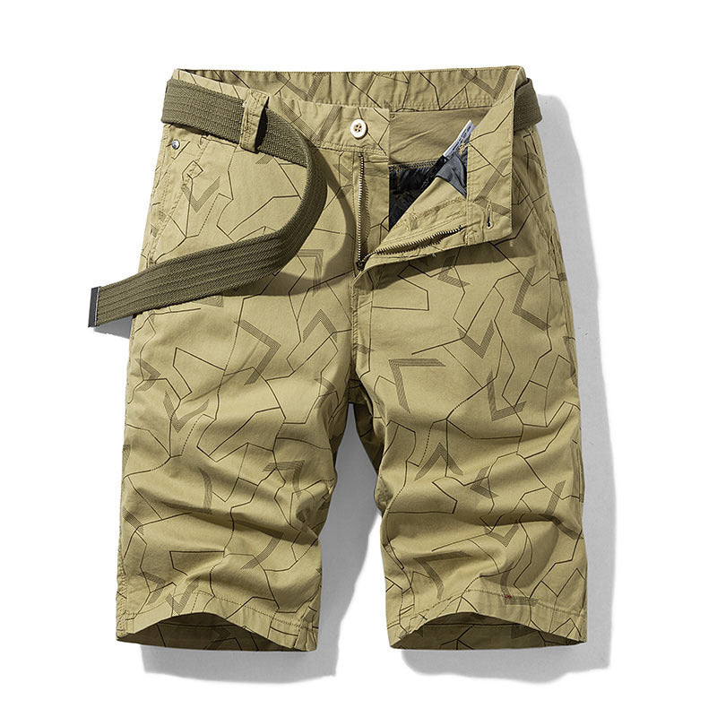 Robin – Geometrisch bedruckte Herren-Freizeitshorts
