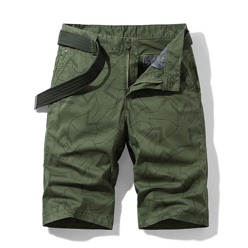 Robin – Geometrisch bedruckte Herren-Freizeitshorts