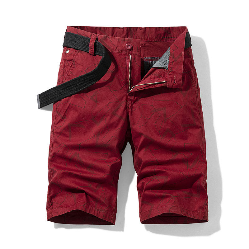 Robin – Geometrisch bedruckte Herren-Freizeitshorts