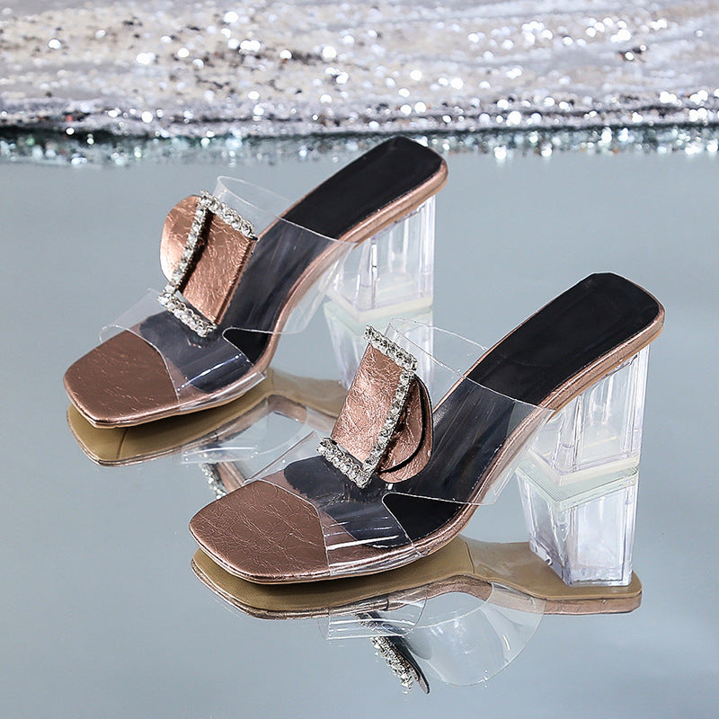 Barbara – Sandales à Talons Hauts en Cuir Vegan pour Femmes