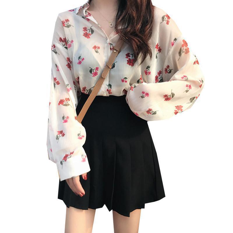 Alison – Blouse Ulzzang pour Femme au Style Printanier et Estival