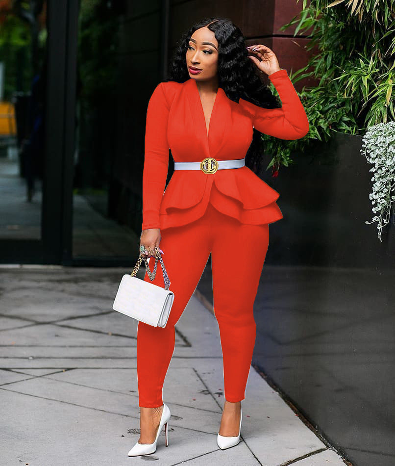 Kathleen – Ensemble Africain Stretch pour Femmes