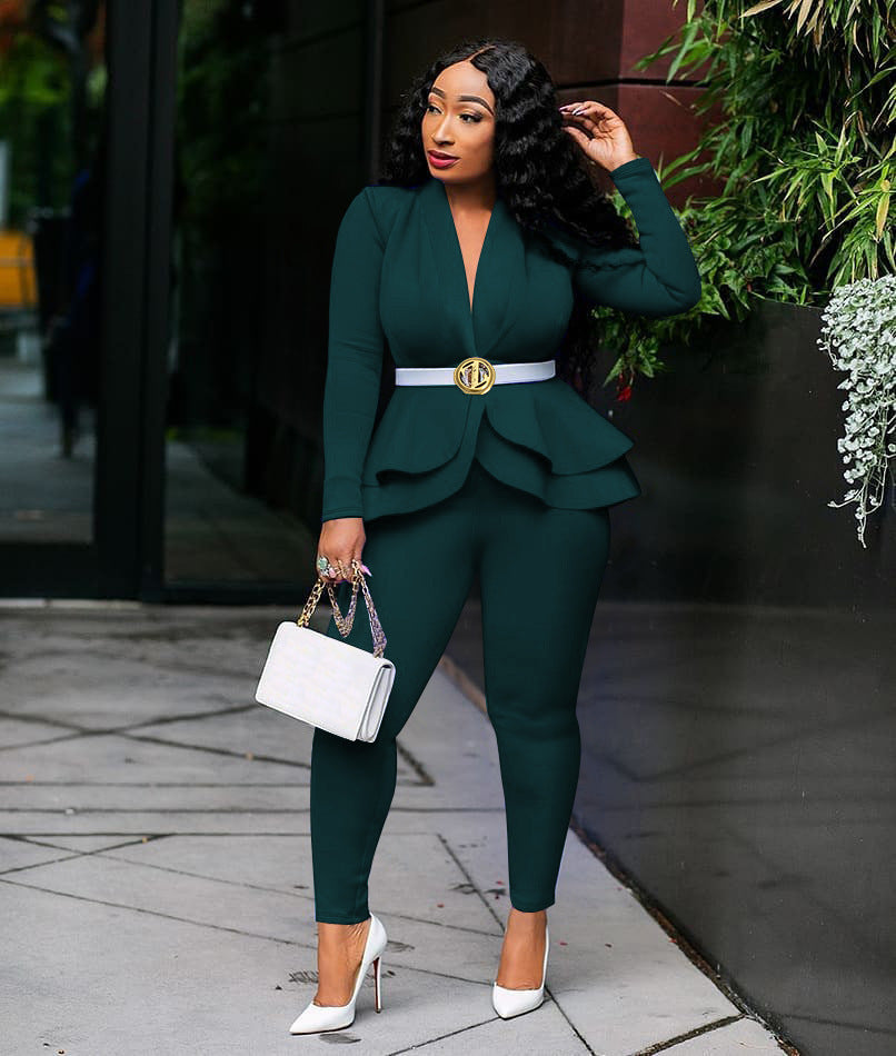 Kathleen – Ensemble Africain Stretch pour Femmes
