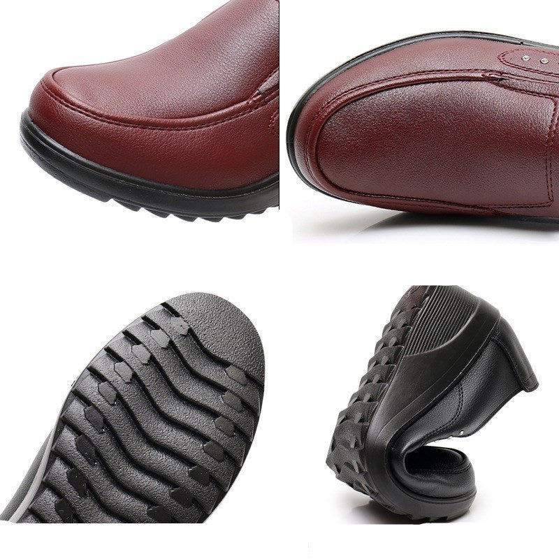 Lauren – Chaussures à talons compensés en cuir vegan pour femme